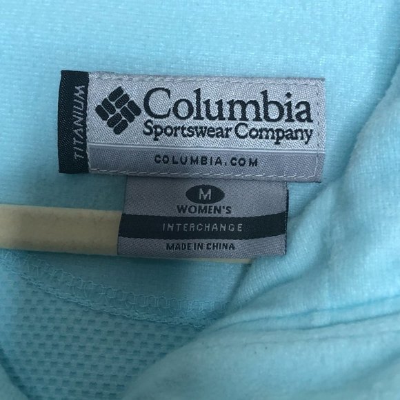 COLUMBIA Interchange Titanium Women's Zip-Up Hoodie Windbreaker Jacket Icy Morn - Picture 2 of 11